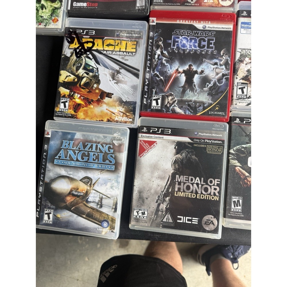 Thrustmaster Top Gun Joystick + PS3 Game Lot COD Batman AC3 L.A. Noire - Picture 8 of 9